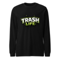 Trash Life Logo Long Sleeve — Black