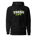 Trash Life Logo Hoodie — Black