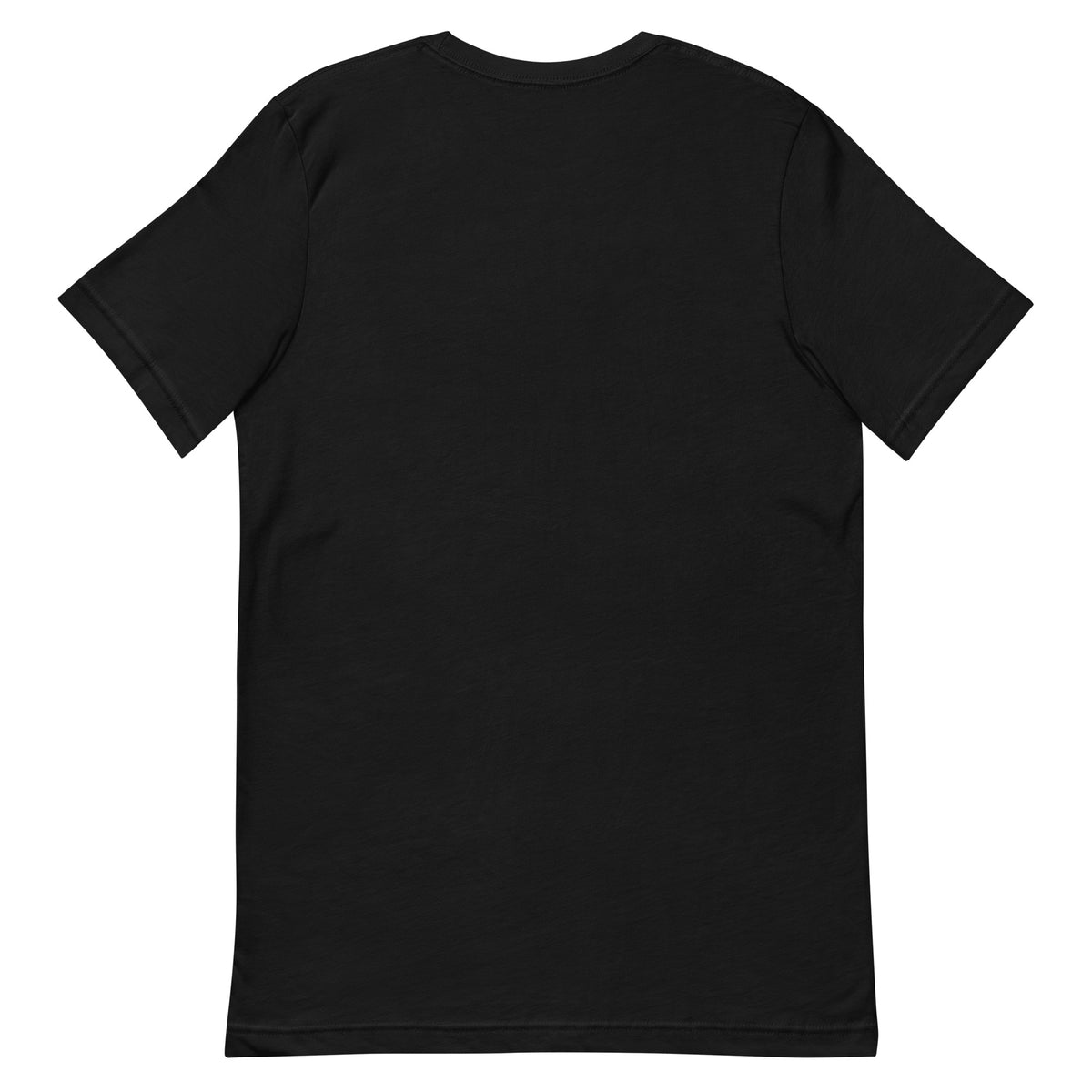 No Waste No Worries Tee in Black, product-only back view