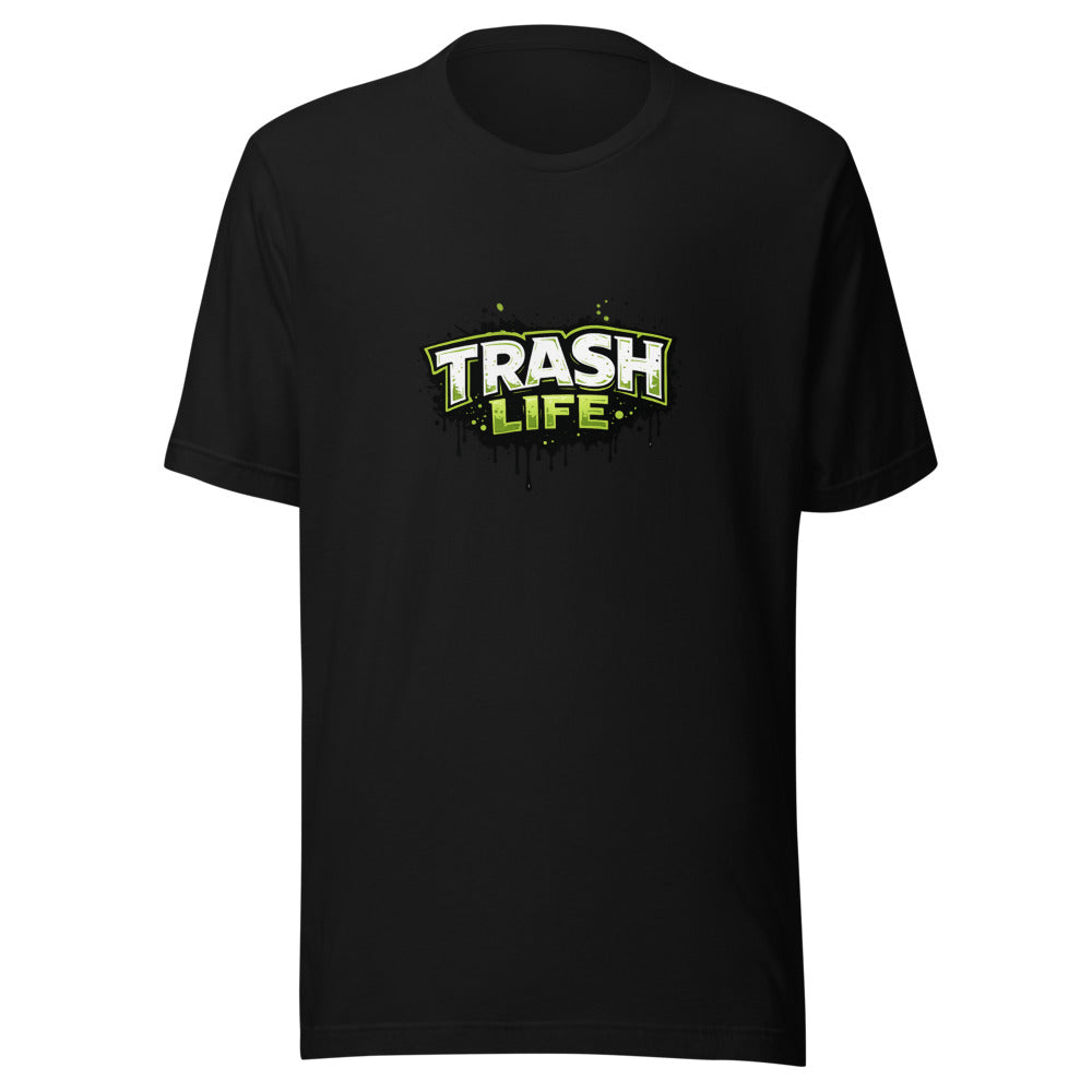 Trash Life Logo Tee — Black