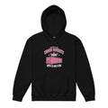 Trash Royalty Junior Youth Hoodie in Black, product-only front view